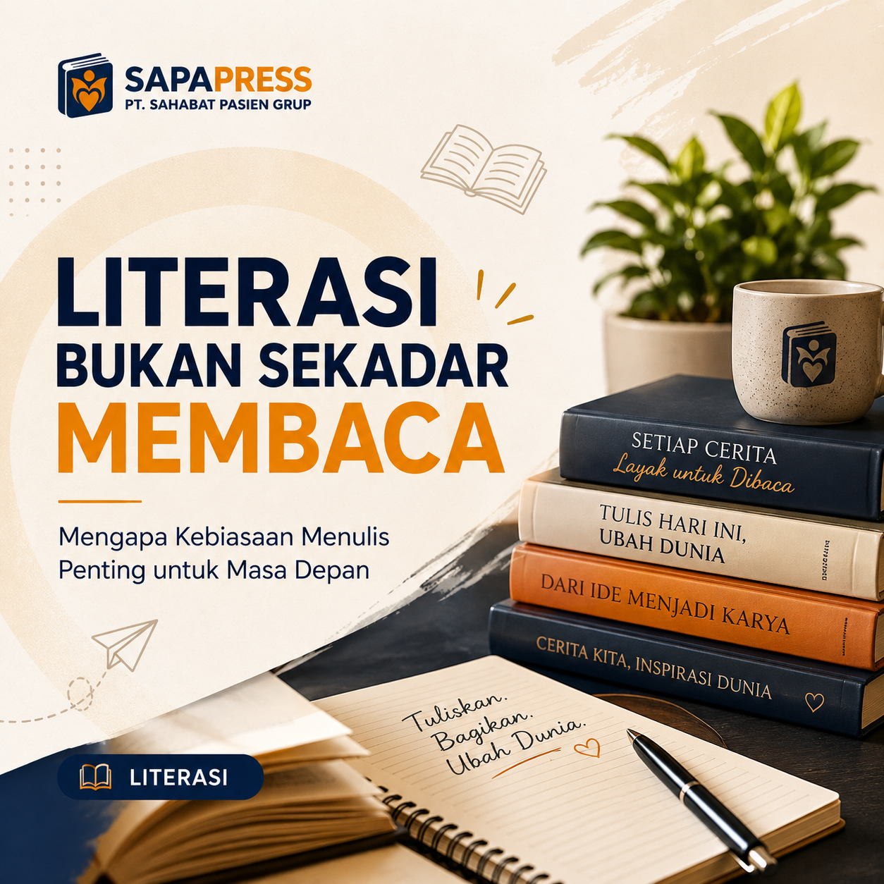 Literasi Bukan Sekadar Membaca: Mengapa Kebiasaan Menulis Penting untuk Masa Depan