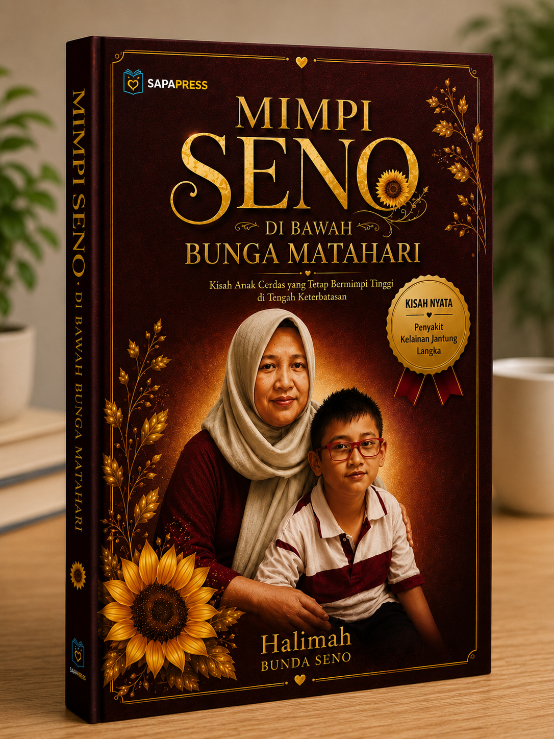 MIMPI SENO DI BAWAH BUNGA MATAHARI Kisah Perjuangan, Cinta, dan Harapan Seorang Anak Pejuang
